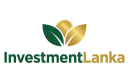 A merging gold coin through a gold and a green leaf.